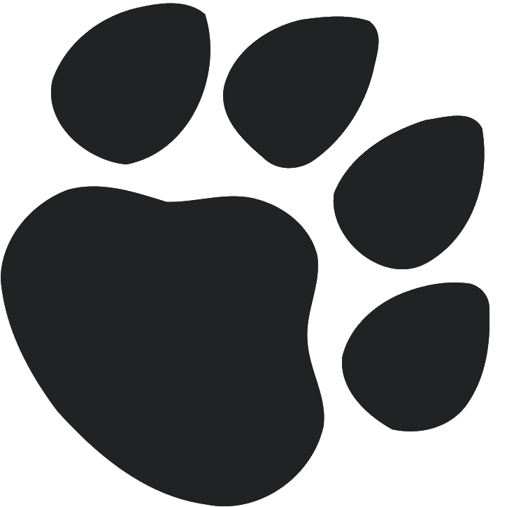 A pawprint.